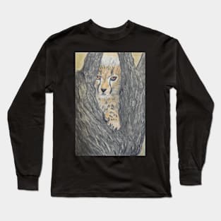 Peek-a-Boo! Tiger Cub.......... Long Sleeve T-Shirt